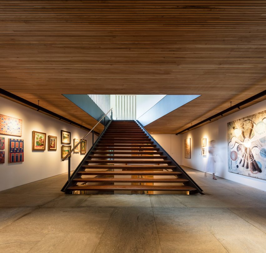 Asa House lobby Bernardes Arquitetura