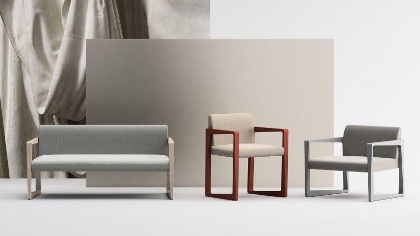 Askew sofa, dining chair and lounge chair by StyleNations