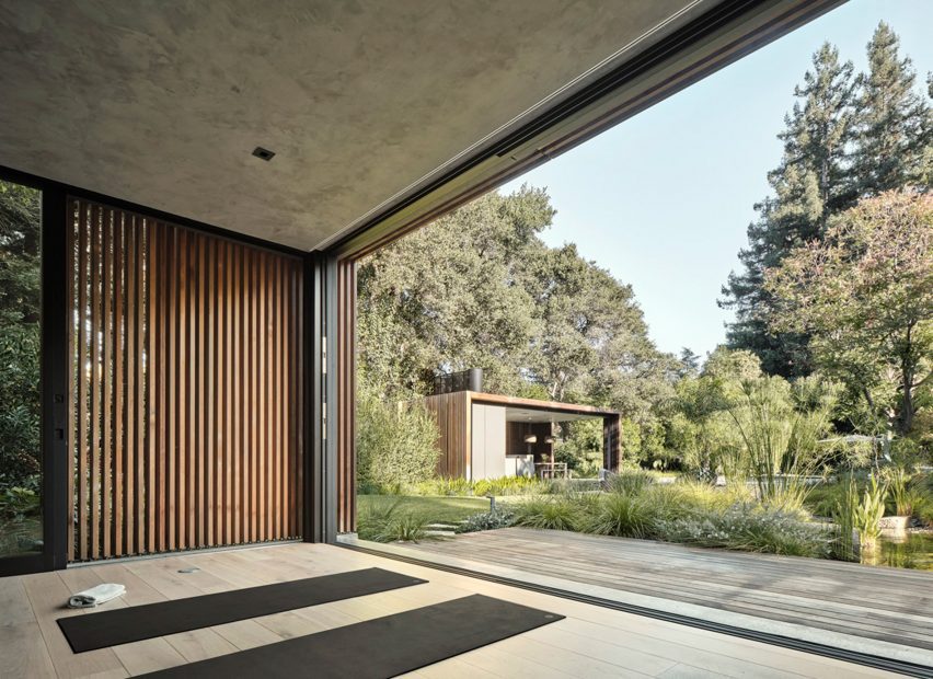 Atherton pavilions by Feldman Architecture in California