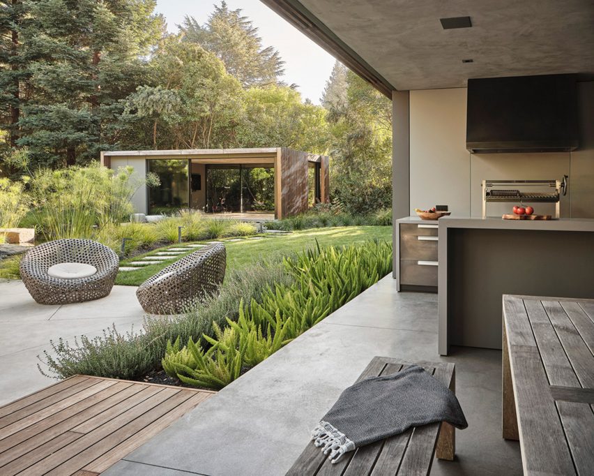 Atherton pavilions by Feldman Architecture in California