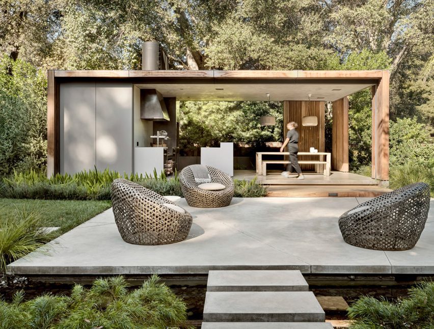 Atherton pavilions by Feldman Architecture in California