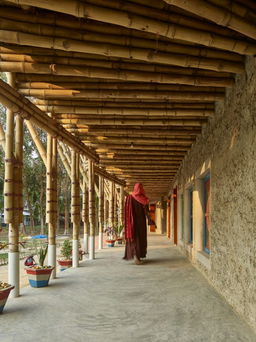 Anandaloy: Centre for People with disabilities + Dipdii Textiles studio by Studio Anna Heringer