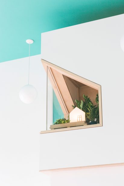 The preschool by BAAO and 4|MATIV features wooden elements