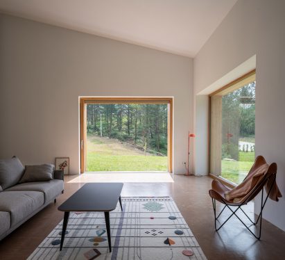 The living room of Caserío Azkarraga