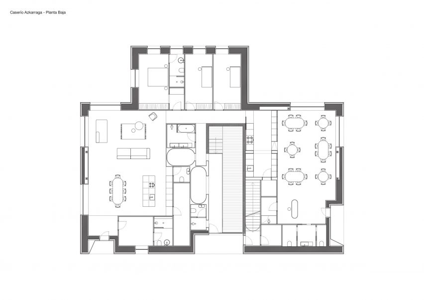 Caserío Azkarraga site plan