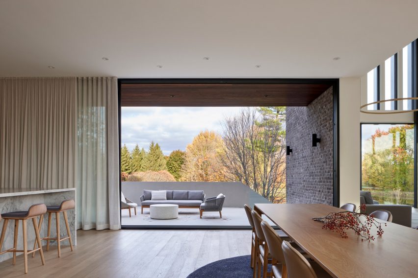 Living room in country house