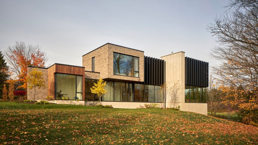 Exterior of country house