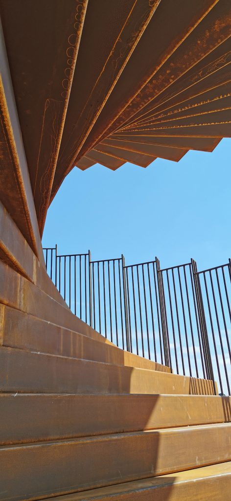 Steps in Camp Marsk viewing tower