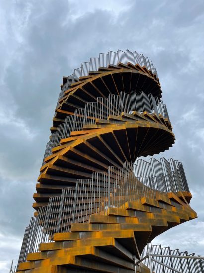Corten tower in Denmark