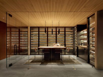 A subterranean pub features in California Meadow House