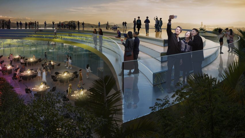 The tower will have a roof top terrace
