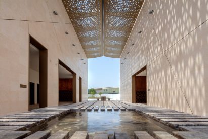 Linear courtyard