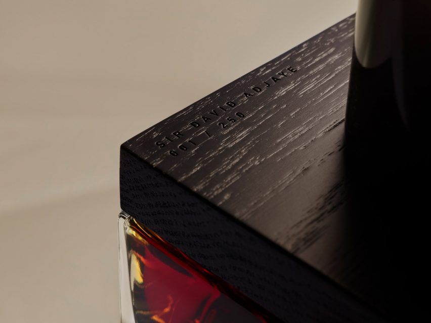 Adjaye whisky bottle