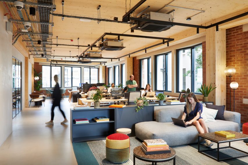 Co-working spaces in The Department Store Studios by Squire and Partners
