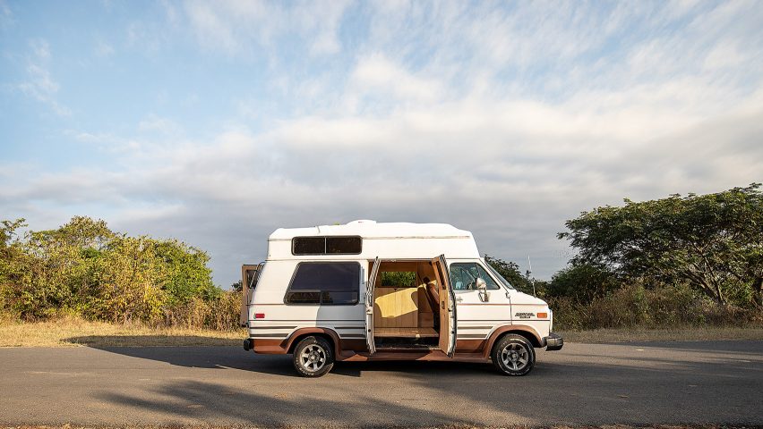 Dodo Van by Juan Alberto and Andrade Maria Jose parked on a road