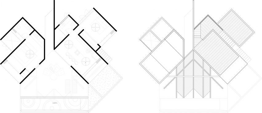 Casa del Sapo by Espacio 18 Arquitectura in Oaxaca, Mexico plan