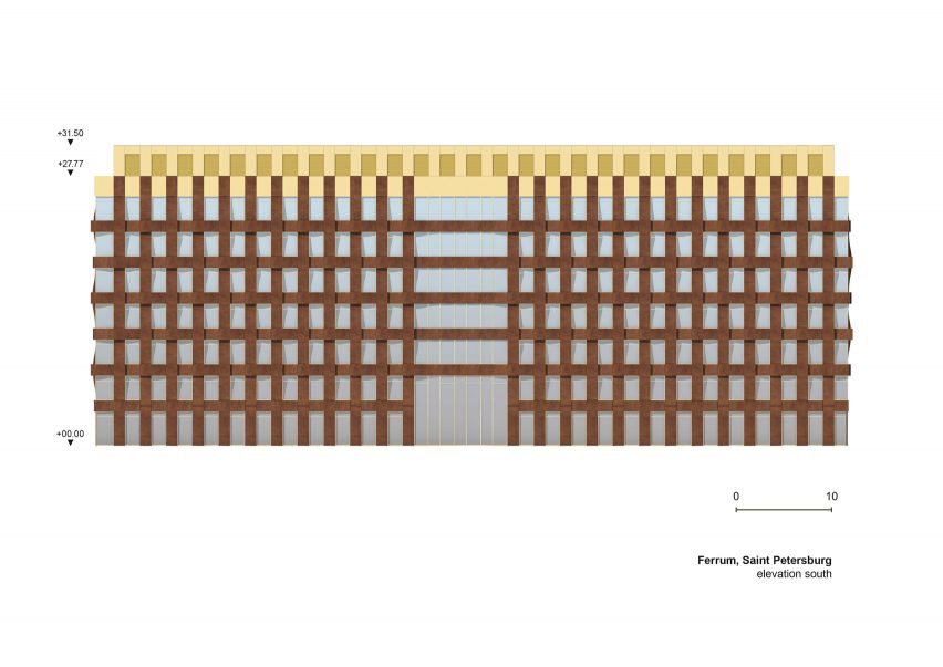 South elevation of Ferrum 1