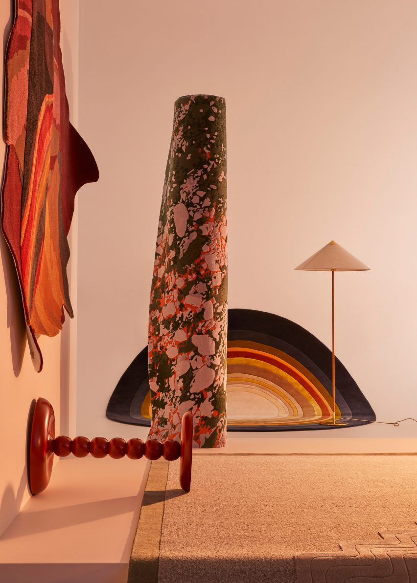 Cali, Kinsey, Origin, Pompidou and Rize rugs by Tsar Carpets