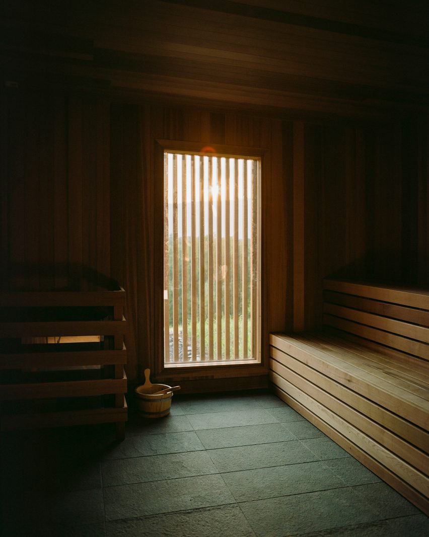 Garrison Architects completes modernist Catskills retreat with 24 elevated cabins