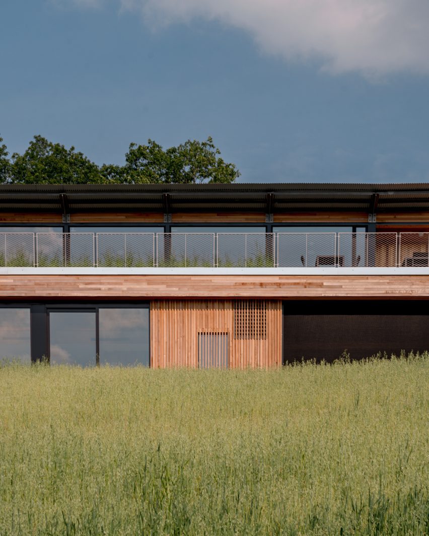 Garrison Architects completes modernist Catskills retreat with 24 elevated cabins