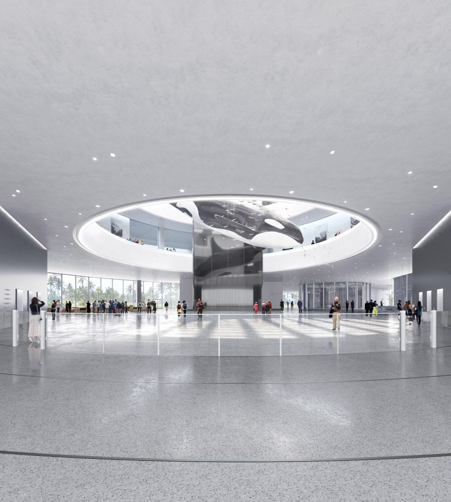 A museum atrium