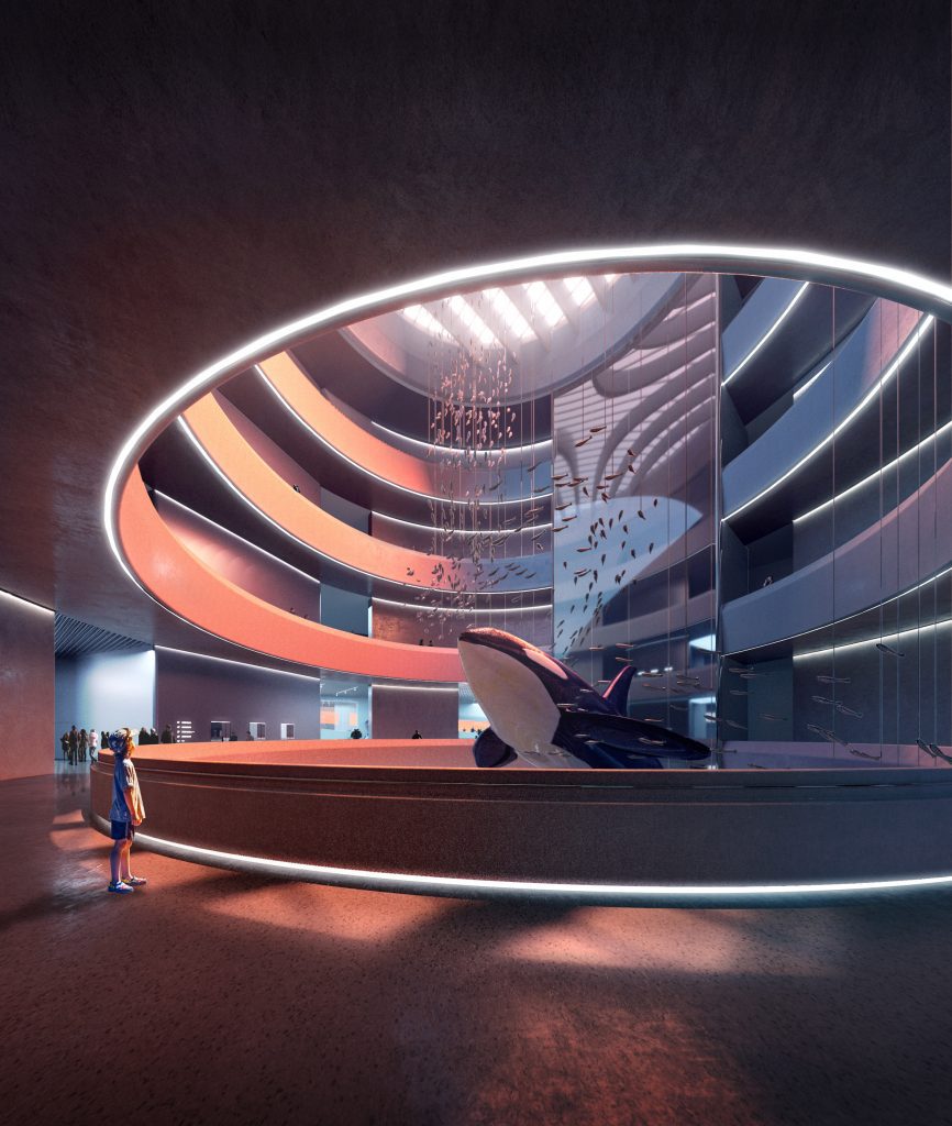 A museum atrium