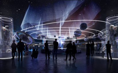 A gallery dedicated to space
