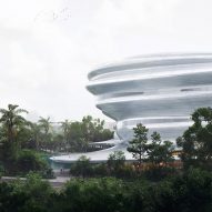 A cloud-like museum