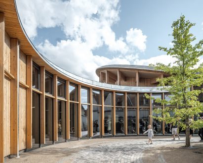 Courtyard of Kuma museum