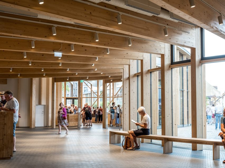 Interior of Danish museum