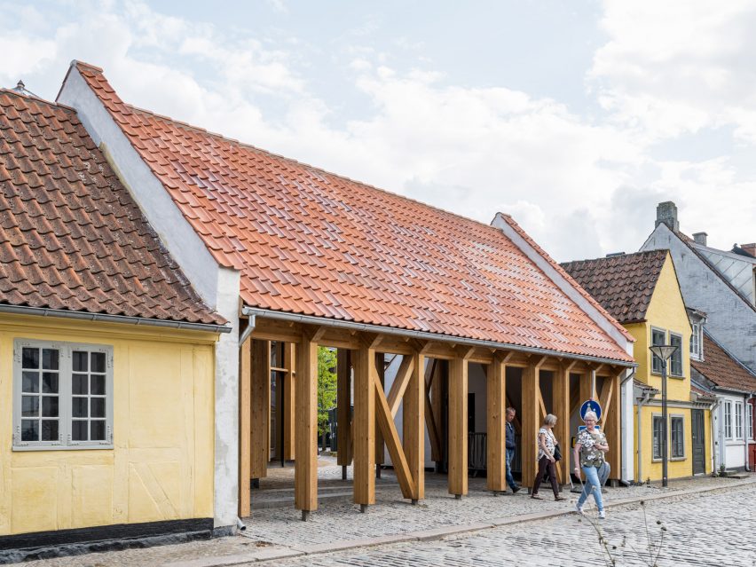 Entrance of H C Andersen museum