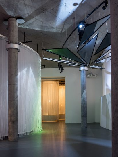 Concrete museum interior