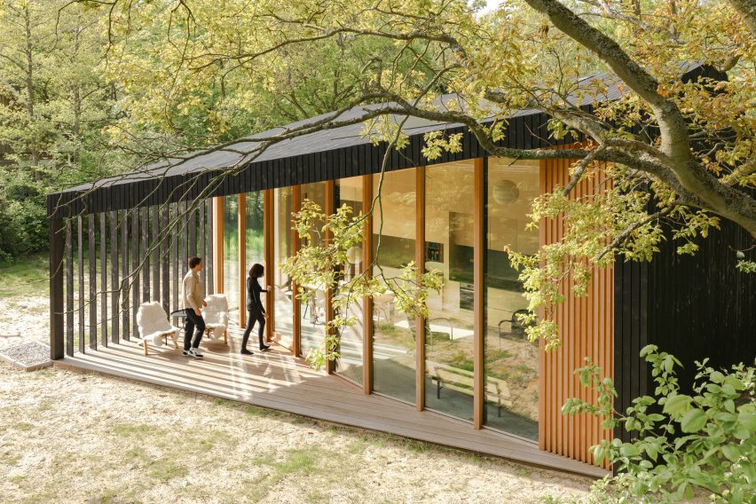 Holiday home surrounded by trees