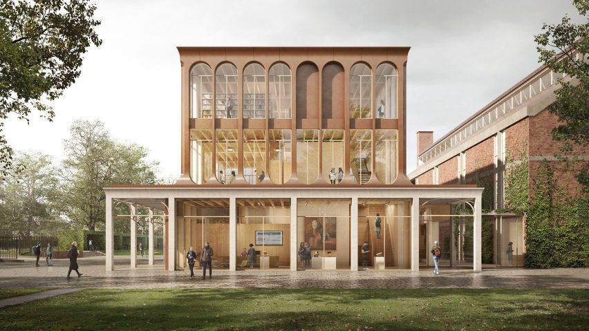 Homerton College entrance building