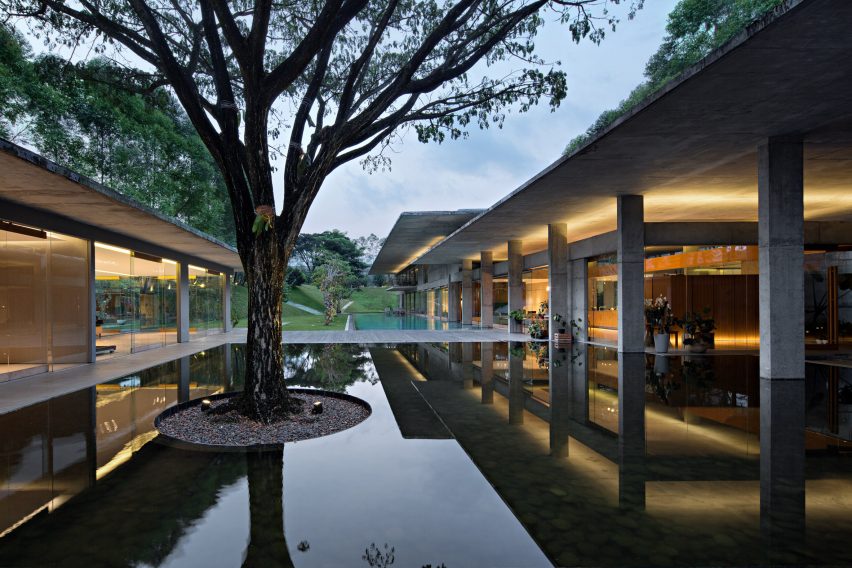 Concrete house in Indonesia