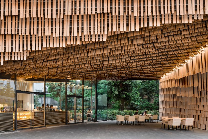 Daiwa Ubiquitous Computing Research Building by Kengo Kuma
