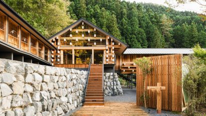 Yusuhara Wooden Bridge Museum by Kengo Kuma