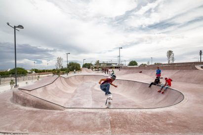 Skaters in La Duna