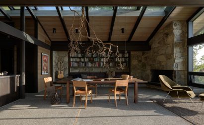 The studio updated Loom House's interiors
