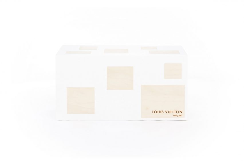 Sou Fujimoto's white trunk design for Louis Vuitton
