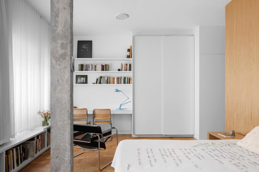 Bedroom in Louveira Apartment by Ana Sawaia