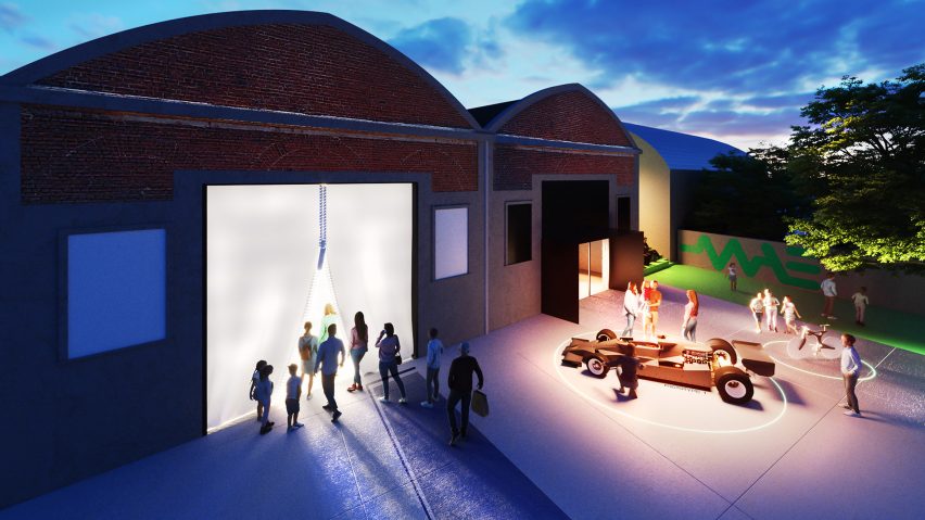 MAE Museum exterior rendering by Carlo Ratti Associati
