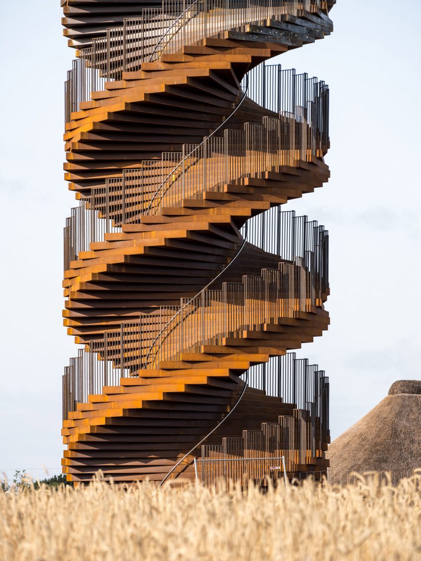 Corten steel tower