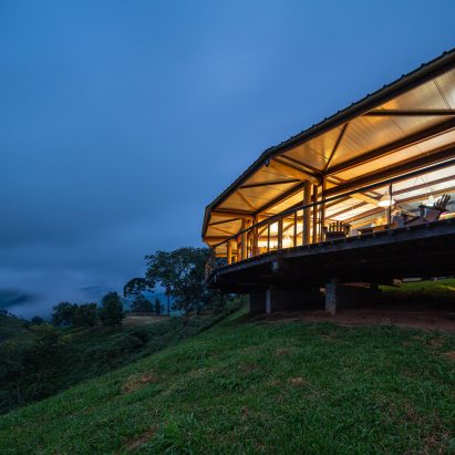 Gui Paoliello Morro Cavado House Brazil Night