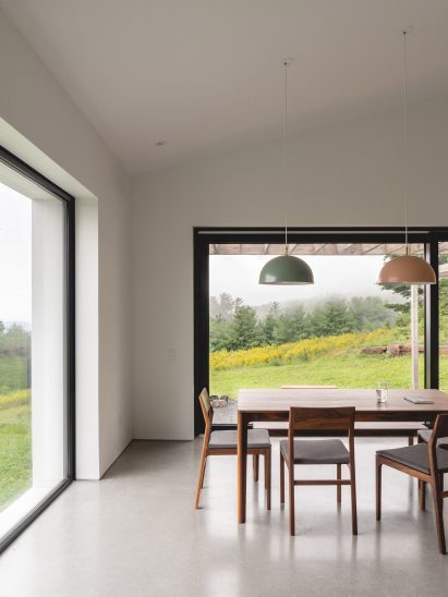 Large dining room windows