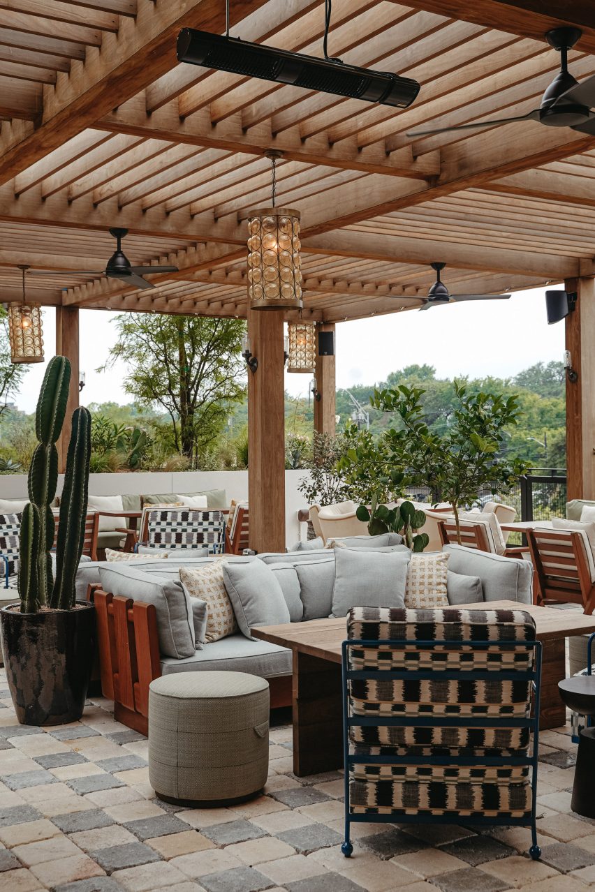 Seating corner on the terrace