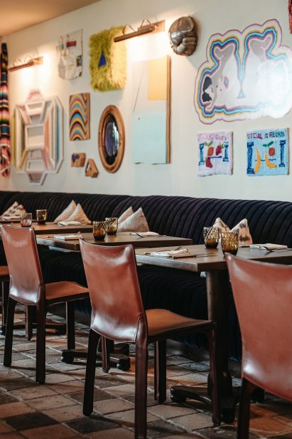 Indoor dining area