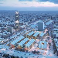 Aerial view of proposed 2026 Olympic Village