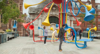 The work's interactive element is an important aspect of it