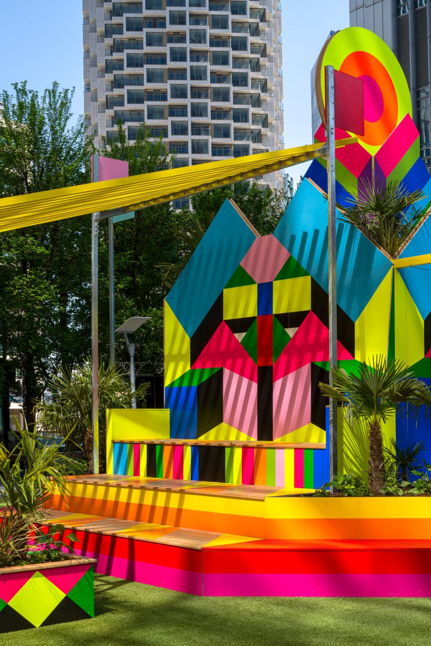 Sun Pavilion by Morag Myerscough